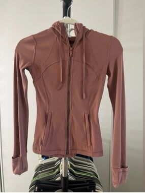 lululemon Align Define in Rose ClayZip Jacket